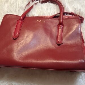 RADLEY LONDON Red Leather Satchel